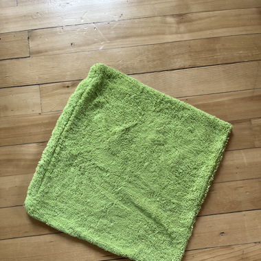 Housse de coussin vert 