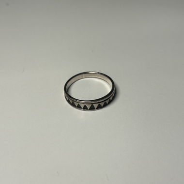 Geometric Silver Ring