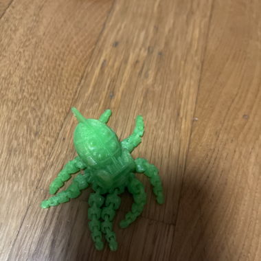 Green Tentacled Figurine