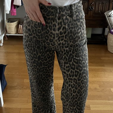Leopard Jeans