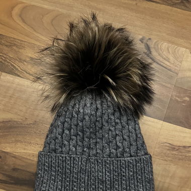 Wintermütze mit Echtfell