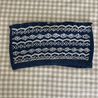 Top bandeau bleu