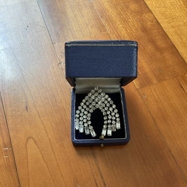 Silver brooch 