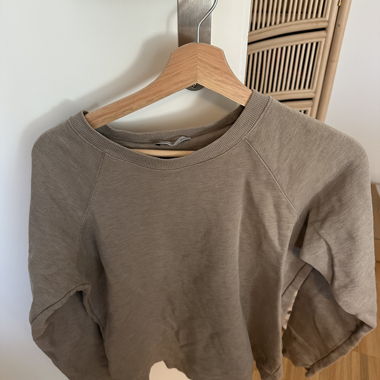 ZARA Sweatshirt beige taille S