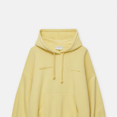 Buttergelber Hoodie