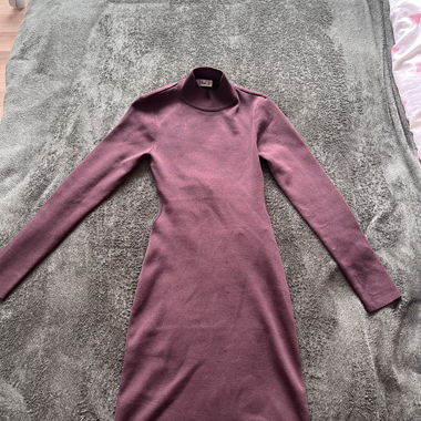 Robe brune dos nu 