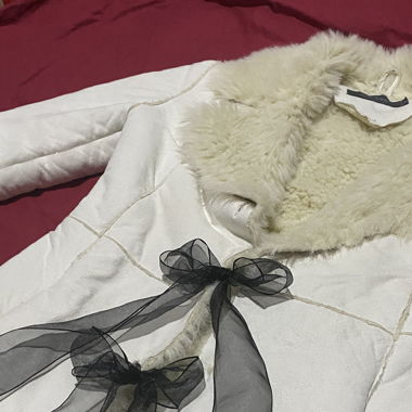 Cute fur coat