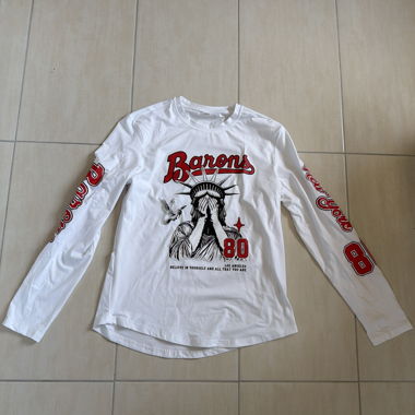 Barons manches longues blanc 
