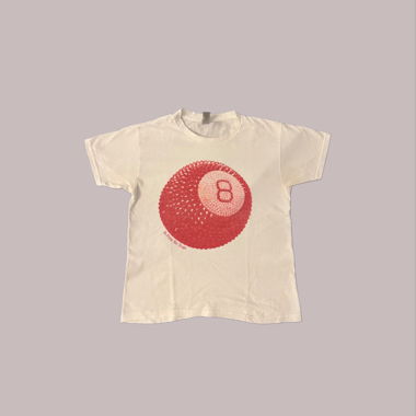 In Print We Trust eight ball baby tee