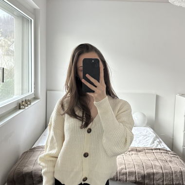 Cardigan en maille Vero Moda crème XS
