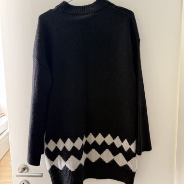 Robe pull noire taille S