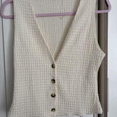 ZARA Ruched Vest