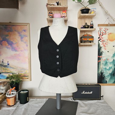 Gilet noir Stradivarius
