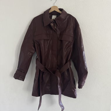 Burgundy Leather Jacket