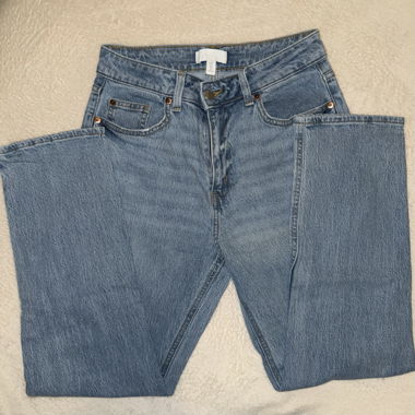 Light blue mom jeans