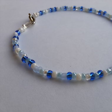 blue bracelet