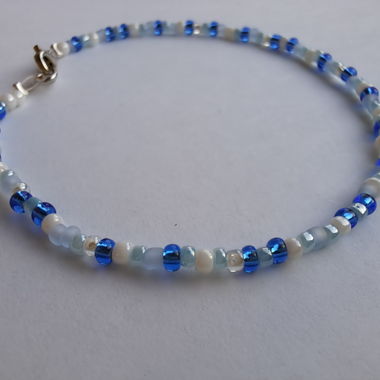 blue bracelet