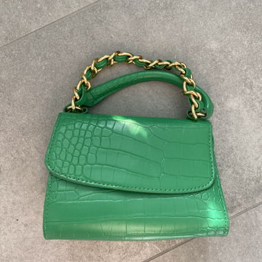 Sac à main vert