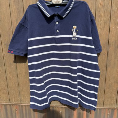 Gestreifter Ralph-Lauren-Polo