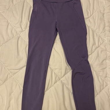 Leggings violets taille haute