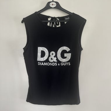 Vintage Y2K Dolce & Gabbana Tank Top M