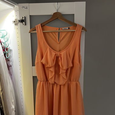 Sommerkleidchen in Orange von Only