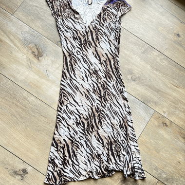 Abito Versace con stampa animalier, tg. 34