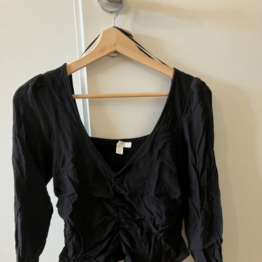 Schwarze Bluse