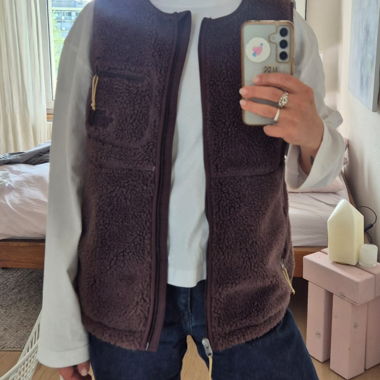 Gilet en polaire The North Face Fleece M marron