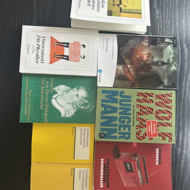 Lot de littérature allemande, livres