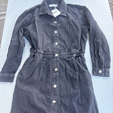 Abito in denim nero MNG