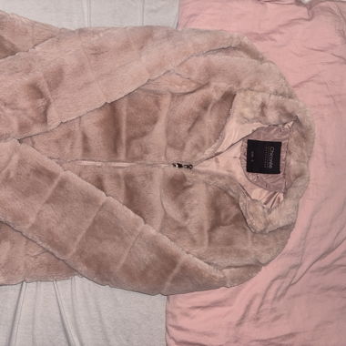 Giacca peluche Rosa Chicorée