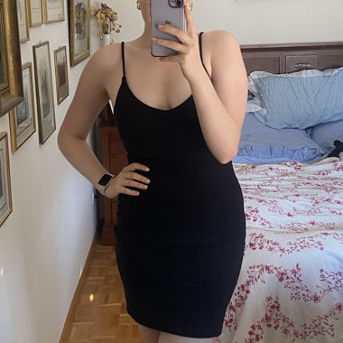 Mini black dress