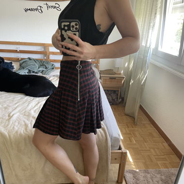 Jupe à carreaux