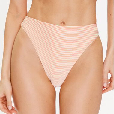 Slip da bikini Hunkemöller arancione a righe XL