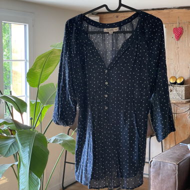 Blouse à pois Multiblu taille 38