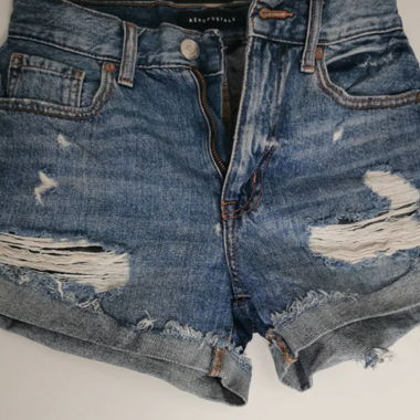 Ripped mom shorts