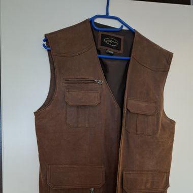 gilet en cuir neuf
