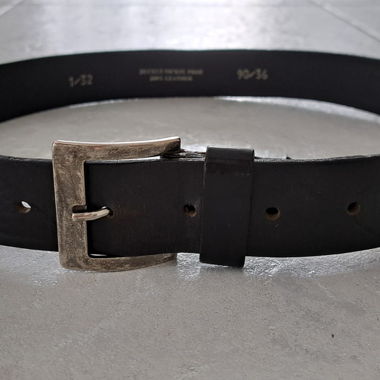 Black Leather Belt 90/36