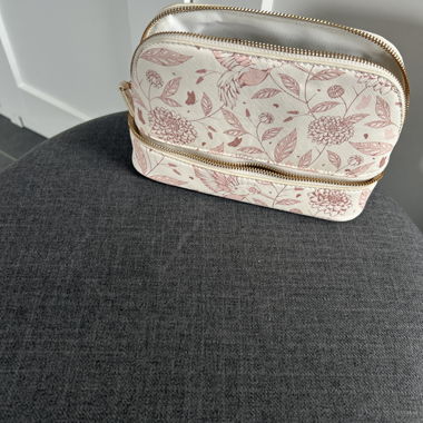 Floral Cosmetic Bag