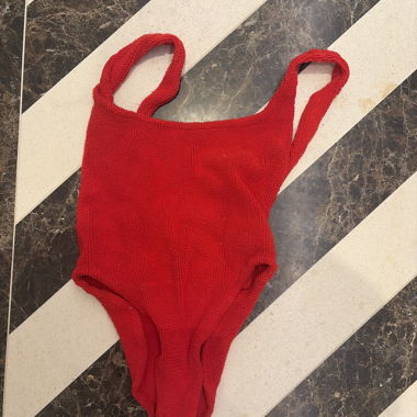 Red One-Piece Swimsuit