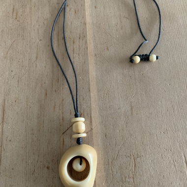 Halskette Boho aus Taguanuss