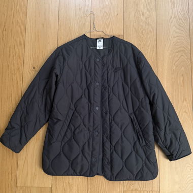 Nike graue gesteppte Jacke Damen Thermafit