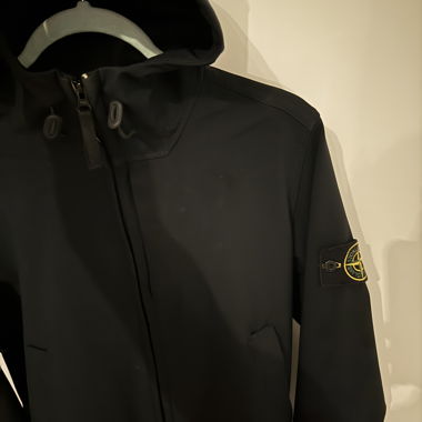 Stone Island veste à patch Capuche classique
