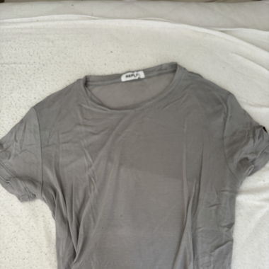 graues leicht durchsichtiges replay shirt