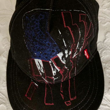 Levi's Trucker Cap, Kappe, L, schwarz, USA-Motiv