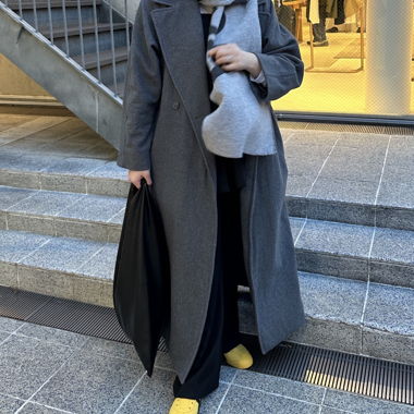 Grey coat