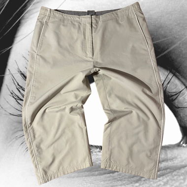 Vintage Nike Mens Capri Pants beige