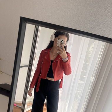 Fake Lederjacke - Bershka 