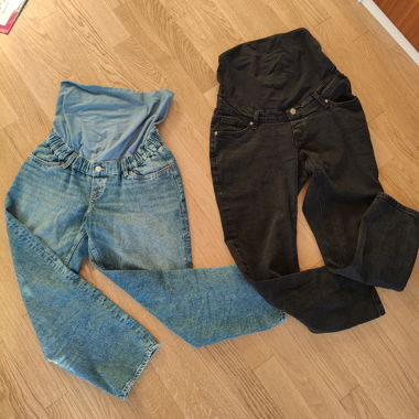 Jeans premaman H&M mom fit